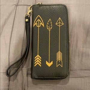 large black wallet